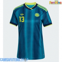 Camisa de time de futebol Colômbia Yerry Mina #13 Replicas 2º Equipamento Feminina Mundo 2026 Manga Curta